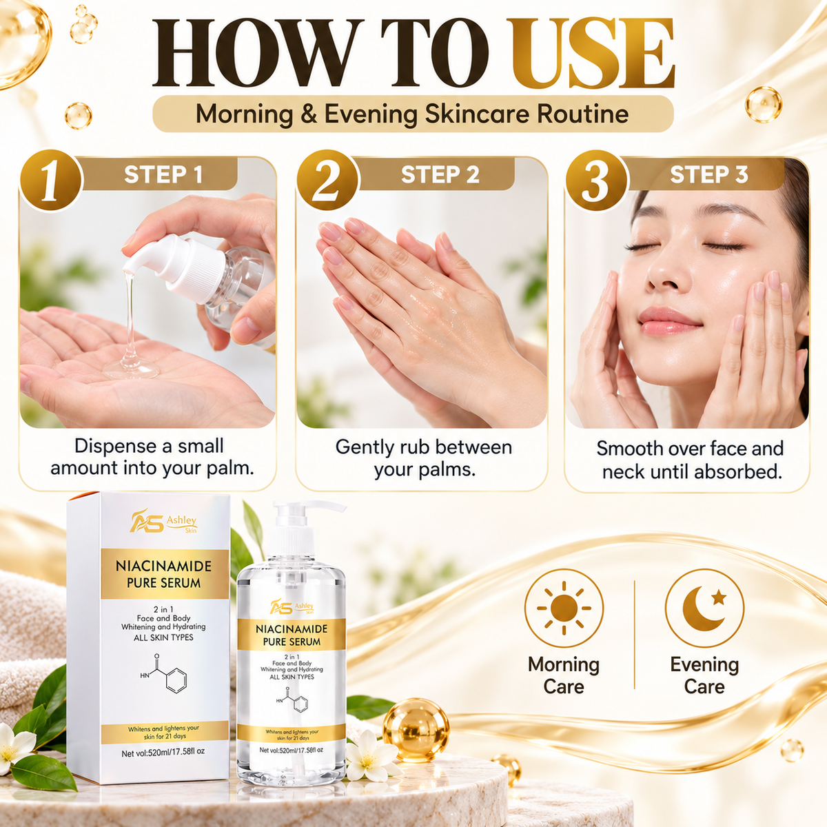 Ashley Shine Niacinamide Pure Serum – 520ml