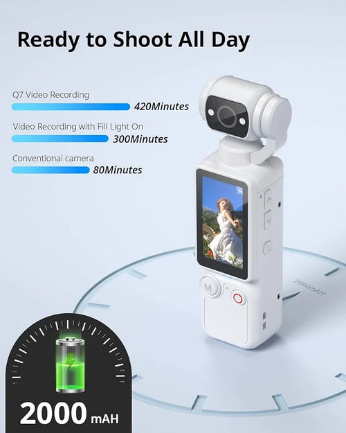 OZOT Q8 4K Handheld Gimbal Camera